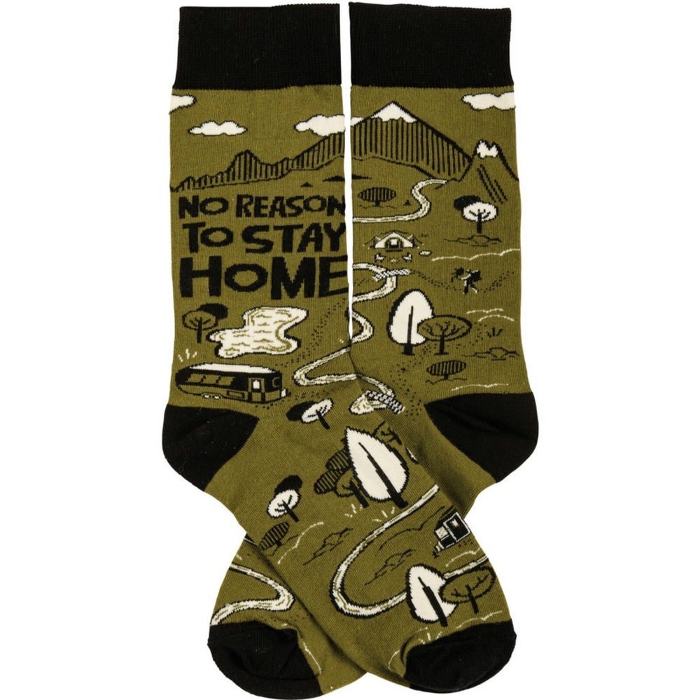 Primitives by Kathy Green and Black Casual Socks